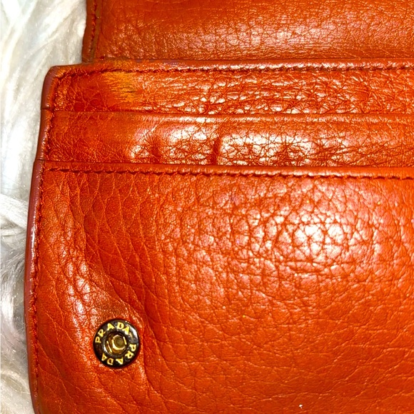 Authentic Prada Snap Long Wallet with lots of compartments and credit card slots - Picture 6 of 12